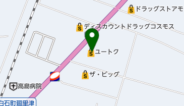 ホームセンターユートク有明店の地図画像