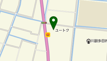 ホームセンターユートク川副店の地図画像