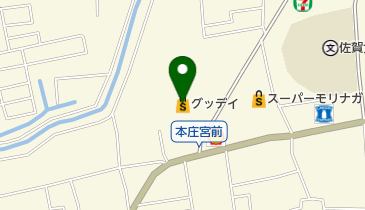 ホームセンターグッデイ佐賀本庄店の地図画像