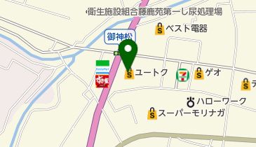 ホームセンターユートク鹿島店の地図画像