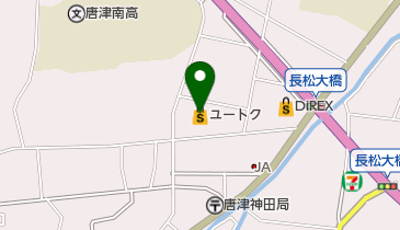 ホームセンターユートク唐津店の地図画像