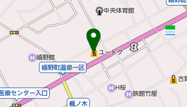 ホームセンターユートク嬉野店の地図画像