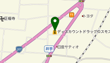 ディスカウントドラッグコスモス井手店の地図画像