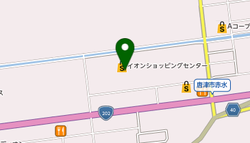 マックハウスイオン唐津店の地図画像