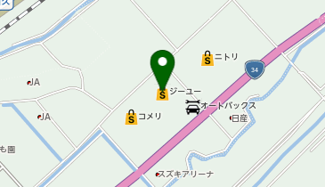 ジーユー武雄店の地図画像