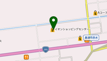 メガスポーツ唐津店の地図画像