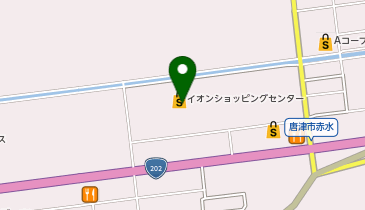 エディオンイオン唐津店の地図画像