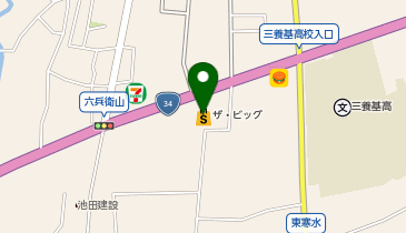 ザ・ビッグ中原店の地図画像
