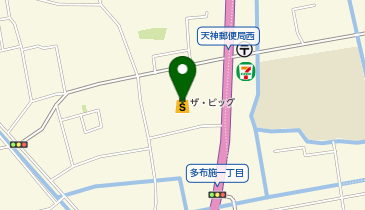 ザ・ビッグ多布施店の地図画像