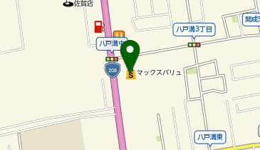 ダイソーマックスバリュ佐賀西店の地図画像