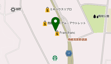 ABC MART Hawkins&Vans鳥栖プレミアムアウトレット店の地図画像