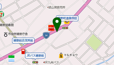 auショップ嬉野の地図画像