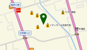 ドコモショップイオンモール佐賀大和店の地図画像