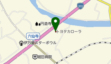 トヨタカローラ佐賀伊万里店の地図画像
