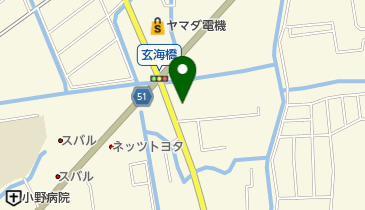 Honda Cars中央佐賀佐賀東店の地図画像