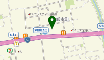 Honda Cars佐賀北部バイパス店の地図画像