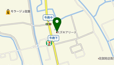 スズキ自販佐賀スズキアリーナ佐賀東の地図画像