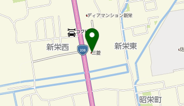 九州三菱自動車販売佐賀支店の地図画像