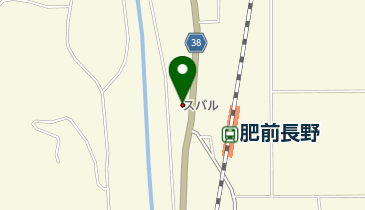 スバルショップ大川野草場自動車工場の地図画像