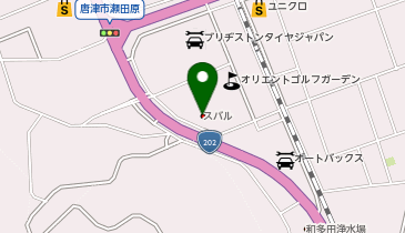 西九州スバル唐津店の地図画像