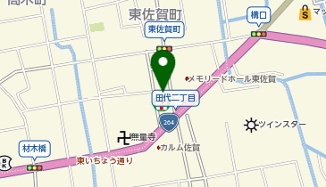 オートナカヤマの地図画像