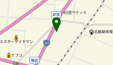 鹿島自動車センターの地図画像