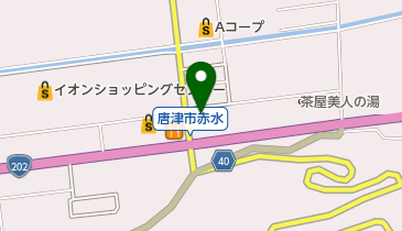 とんかつ濱かつ佐賀唐津店の地図画像