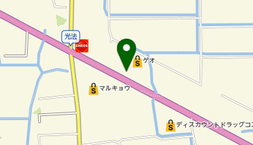 うどんウエスト佐賀光法店の地図画像