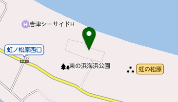 国民宿舎虹の松原ホテルの地図画像