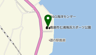 鹿島市七浦海浜スポーツ公園の地図画像