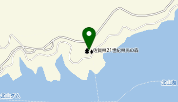 佐賀県21世紀県民の森の地図画像
