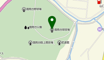 伊万里市国見台運動公園球技場の地図画像