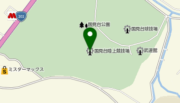 伊万里市国見台運動公園陸上競技場の地図画像