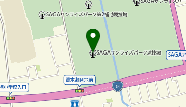 SAGAサンライズパーク球技場の地図画像