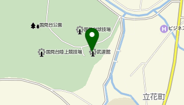 国見台武道館の地図画像