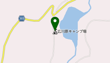 広川原湖畔の森キャンプ場の地図画像
