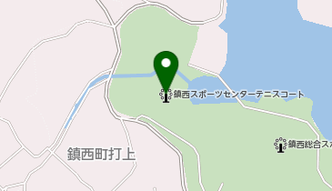 唐津市鎮西スポーツセンターテニスコートの地図画像