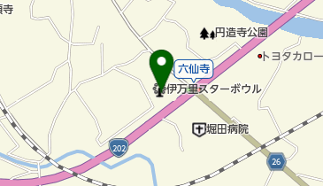 伊万里スターボウルの地図画像