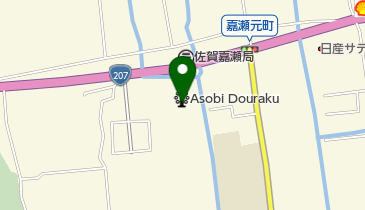 Asobi Douraku嘉瀬店の地図画像