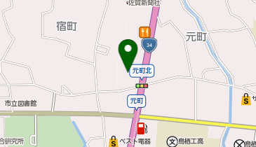 サンゲームス鳥栖店の地図画像