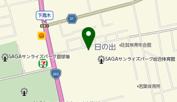 SAGAサンライズパーク総合体育館相撲場の地図画像