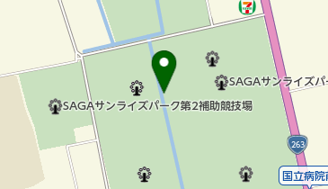 SAGAサンライズパークランニングコースの地図画像