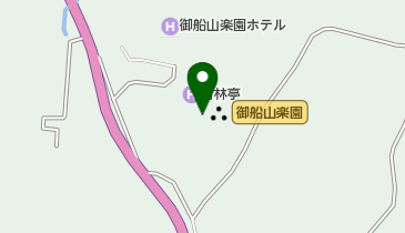 御船山楽園の地図画像
