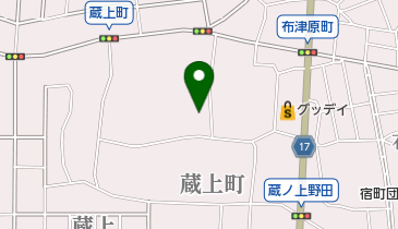 四阿屋神社の御田舞の地図画像