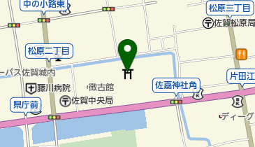 松原神社大祭の地図画像