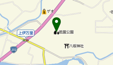 祇園公園の地図画像