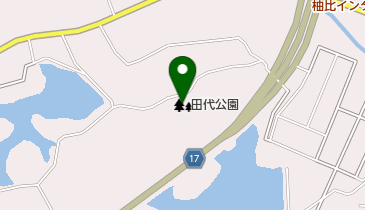 田代公園の地図画像