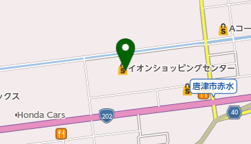 イオン唐津店の地図画像