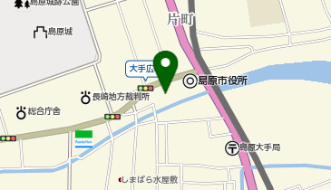 島原市役所の地図画像