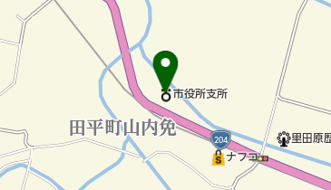 平戸市役所田平支所の地図画像